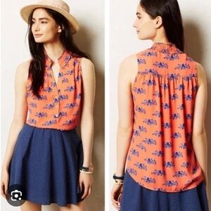 Anthropologie Octopus Fitz Tank - Maeve